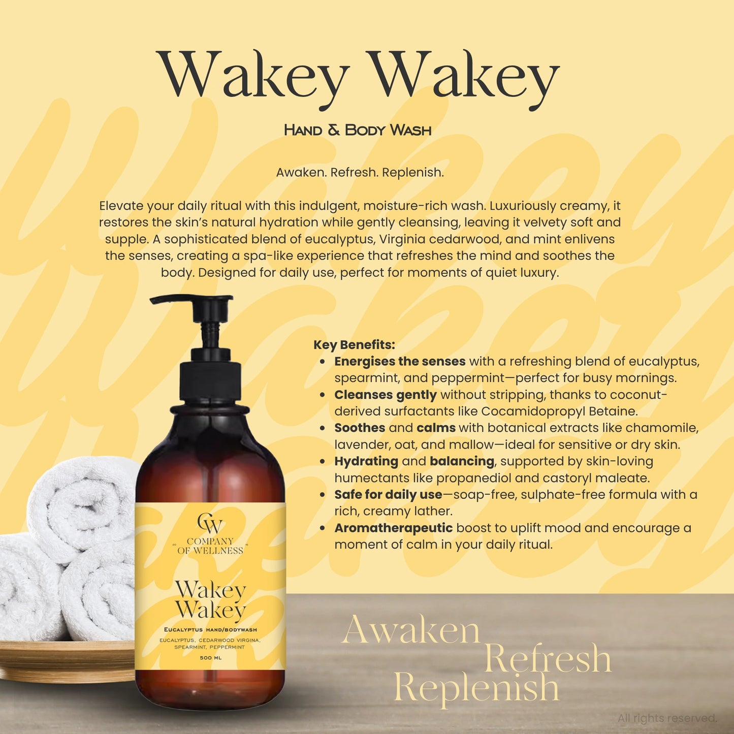 Wakey Wakey Hand & Body Wash